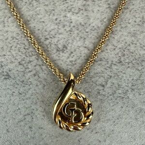 Vintage Christian Dior Pendant Necklace